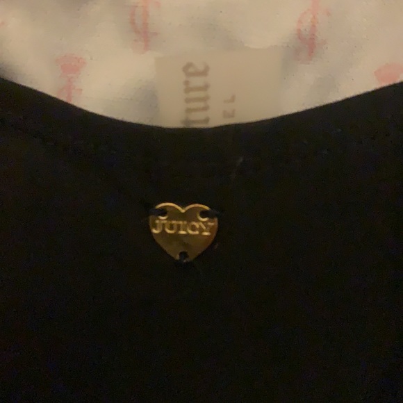JUICY COUTURE ONE PIECE XL BLACK AND GOLD SWIMSUIT - Picture 4 of 6